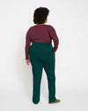 Smart Signature Ponte Pants Long - Forest Green thumbnail 3