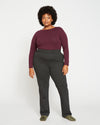 Smart Signature Ponte Pants Long - Charcoal thumbnail 0