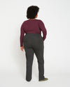 Smart Signature Ponte Pants Long - Charcoal thumbnail 2