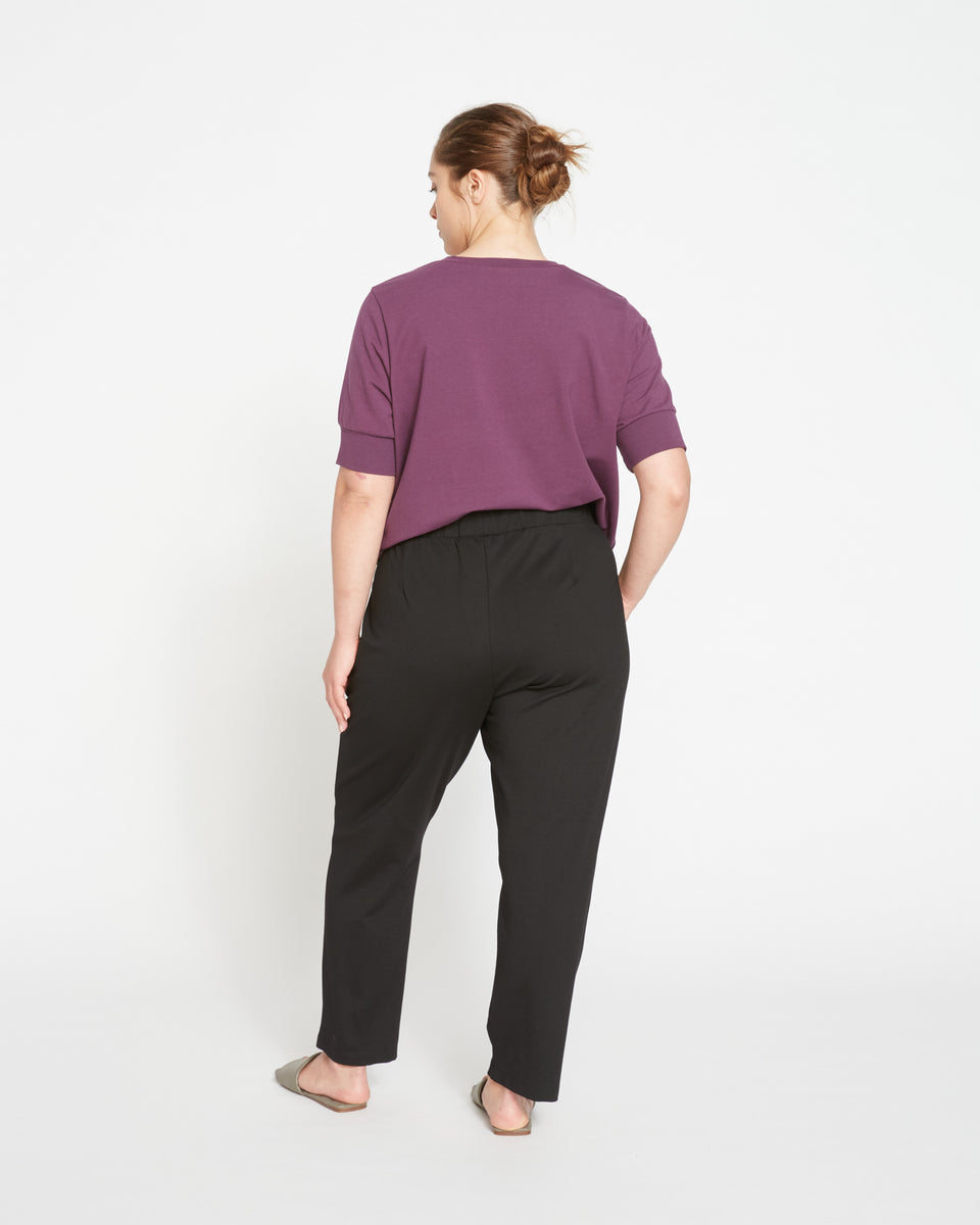 Smart Signature Ponte Pants - Black Zoom image 3