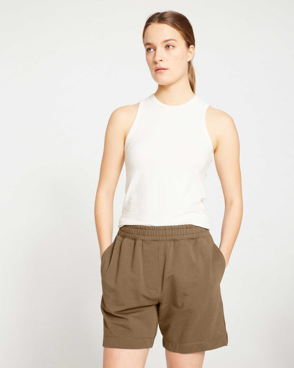 Classic Light Terry Sweatshorts - Crocodile Zoom image 1