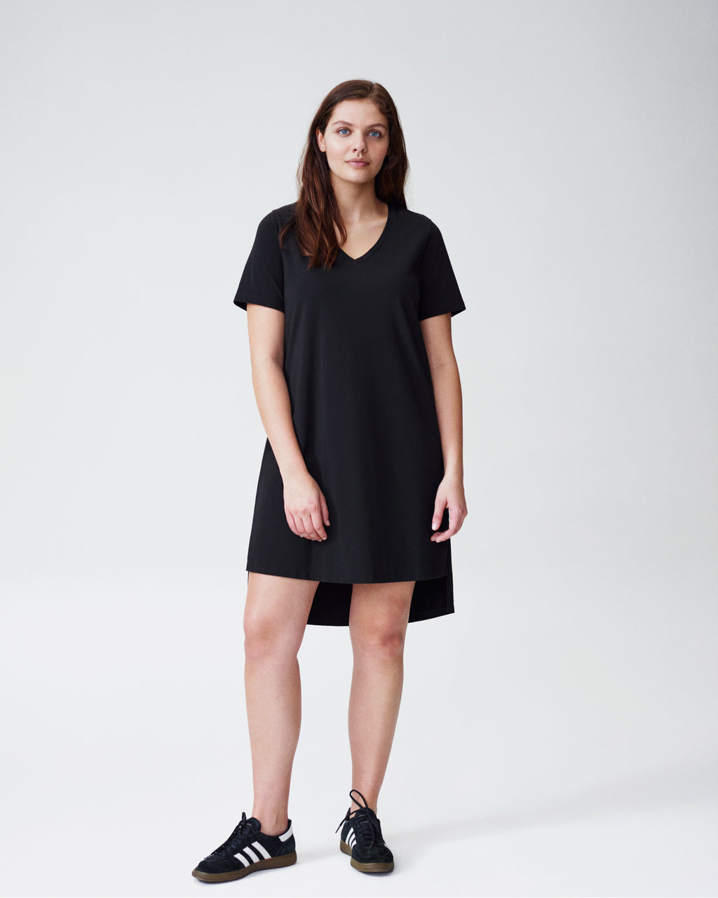 Black Sweatshirt Dresses - Women's T-Shirt Dresses, Misa Dresses