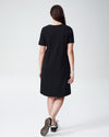 Tesino Washed Jersey Dress - Black thumbnail 3