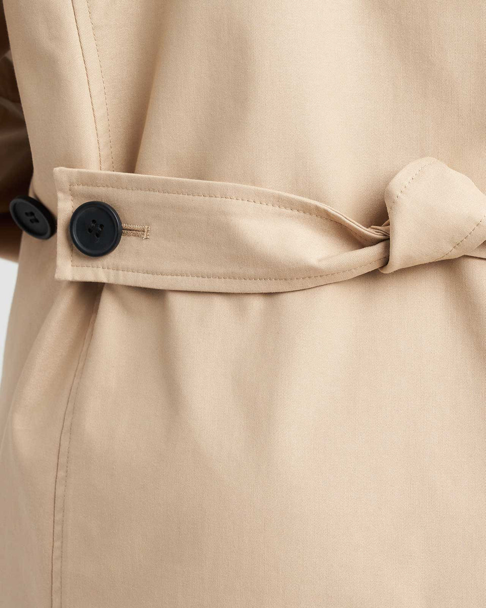 Derjon Trench Coat - Khaki Zoom image 5