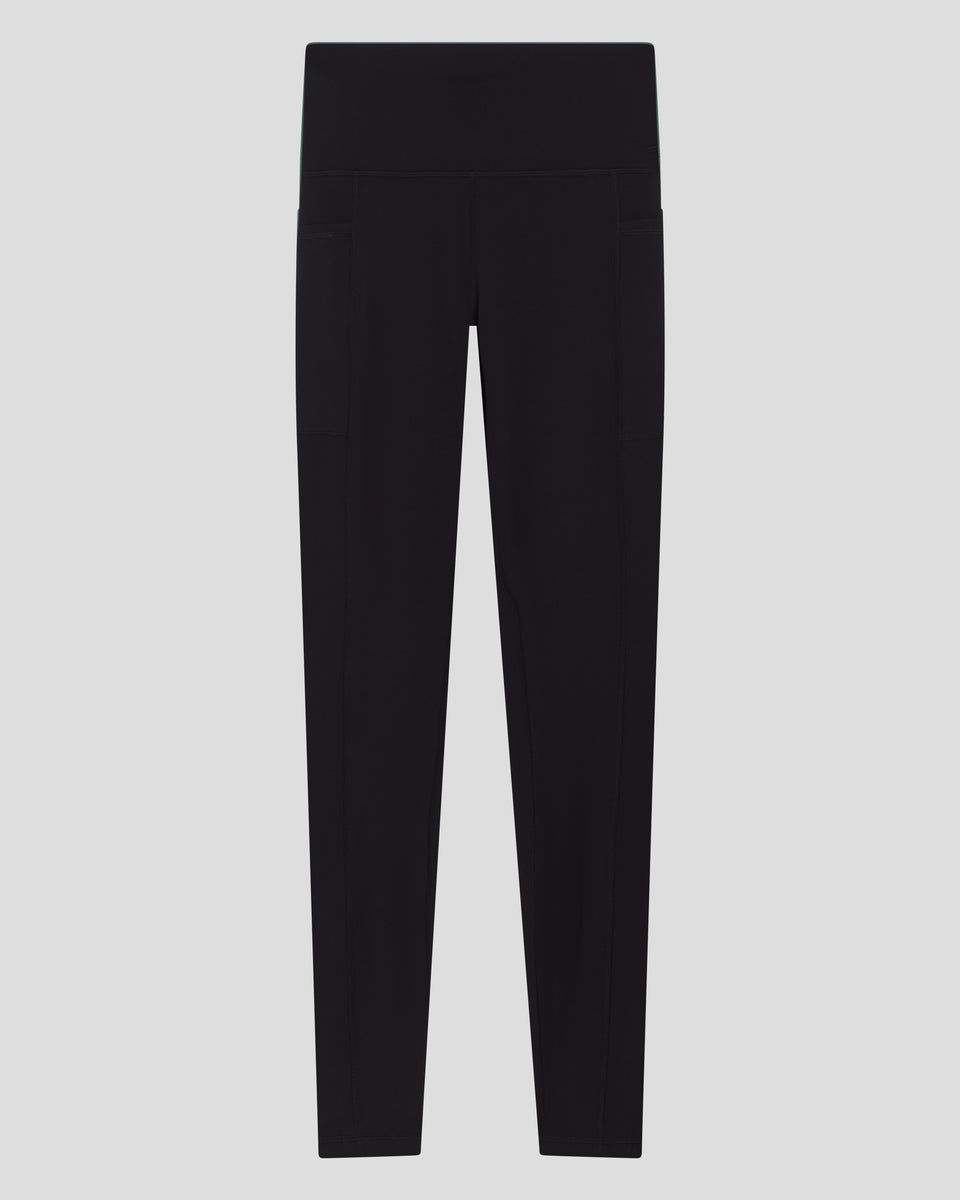 Next-to-Naked Cropped Pocket Legging - Black Zoom image 1