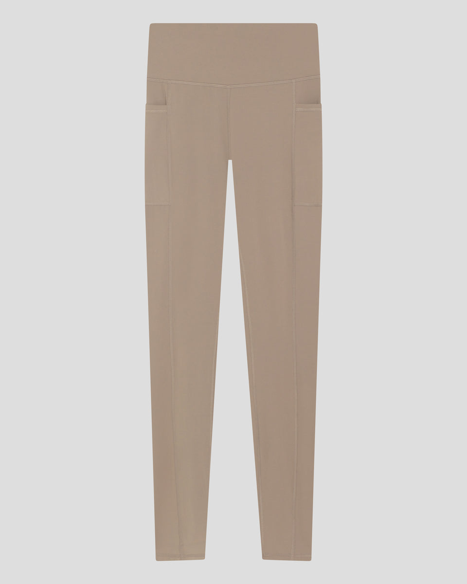 Next-to-Naked Cropped Pocket Legging - Nutmeg Zoom image 4