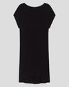 Helen Liquid Jersey Shift Dress - Black thumbnail 1