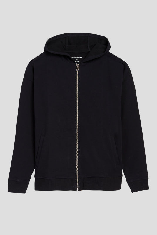 Peachy Terry Full Zip Hoodie - Black Zoom image 1