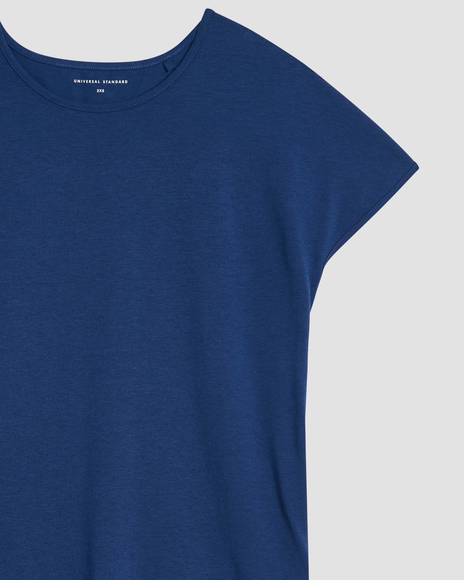 Petite Ashley Cap Sleeve Tee - Evening Blue Zoom image 1