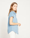 Forever Denim Short Sleeve Shirt - Chambray Blue thumbnail 3