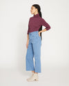 Jackie High Rise Cropped Jeans - California Blue Wash thumbnail 1