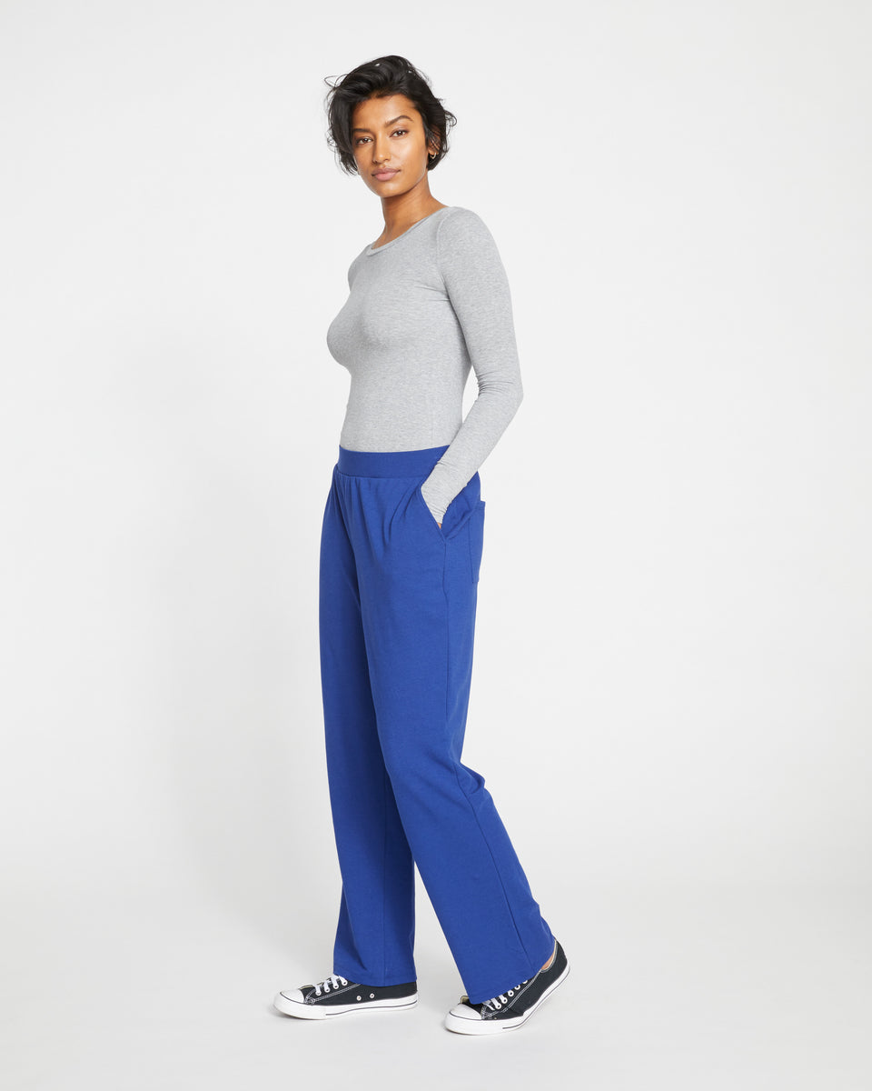 Super Soft Terry Flares - Lapis Zoom image 2