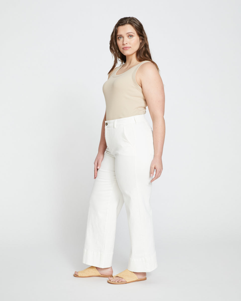 Carol High Rise Jeans - White Zoom image 8