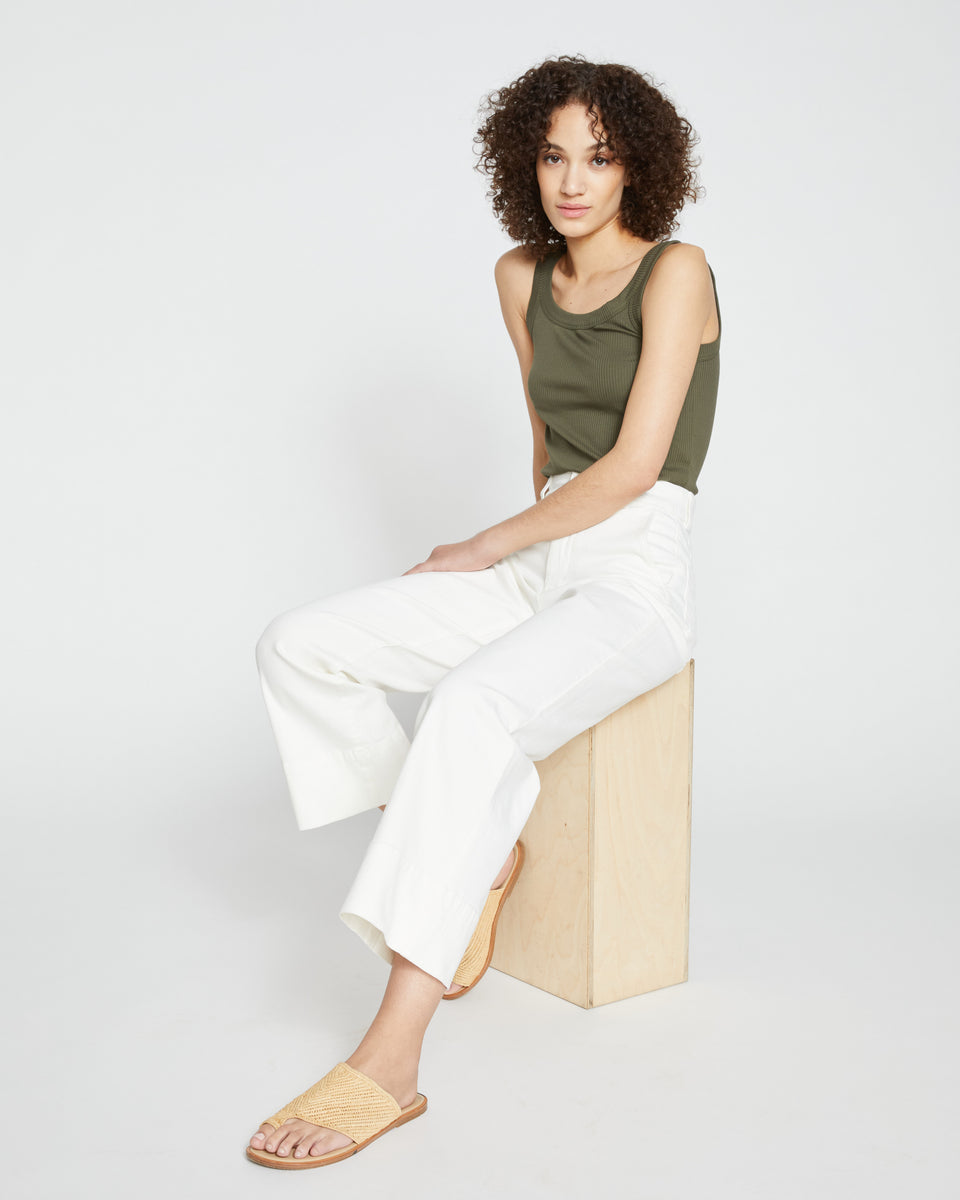 Carol High Rise Jeans - White Zoom image 2