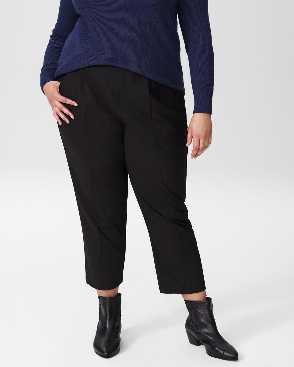 slim cropped trousers