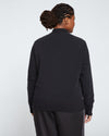 Peachy Terry Half Zip Pullover - Black thumbnail 3