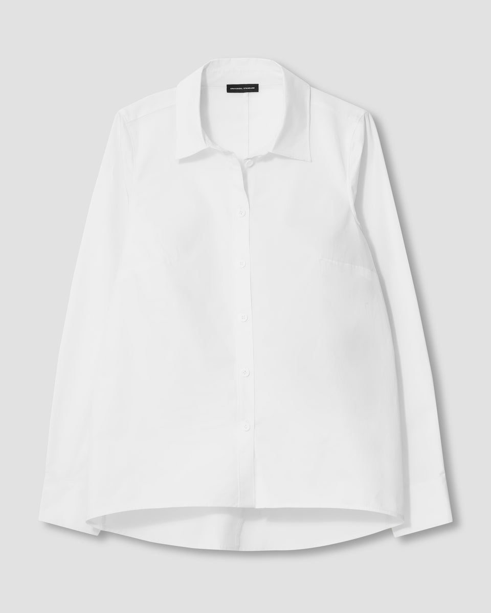 Canna Hi-Low Shirt - White | Universal 