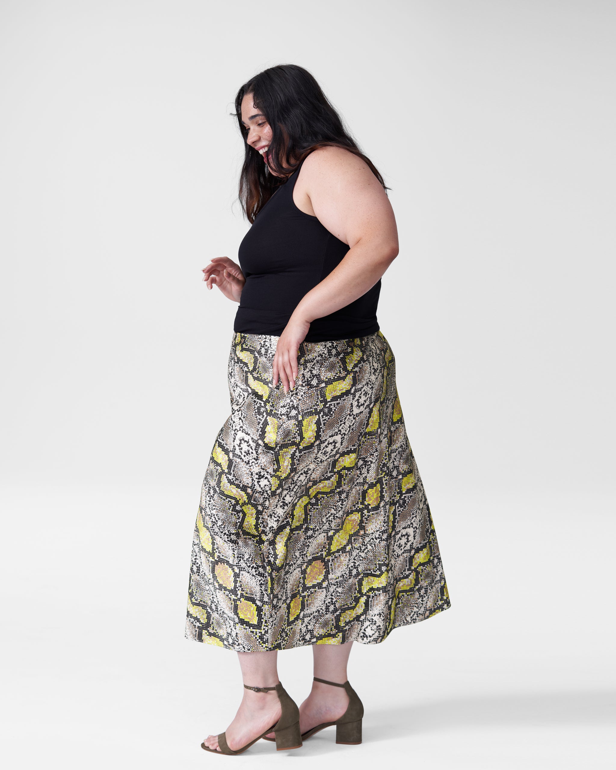 CeeCee Midi Bias Skirt - Python | Universal Standard