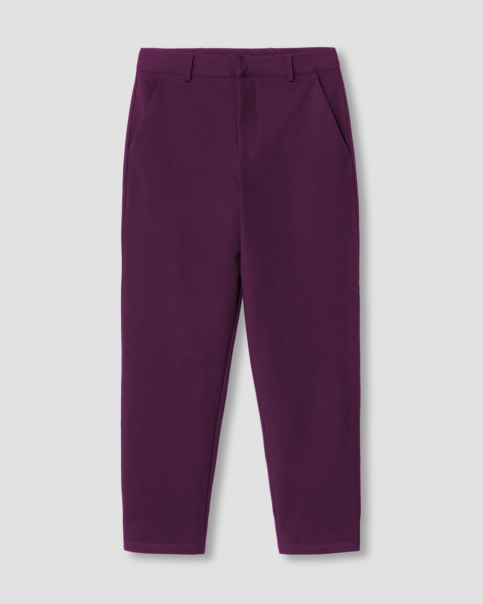 Cigarette Pants - Plum Zoom image 2