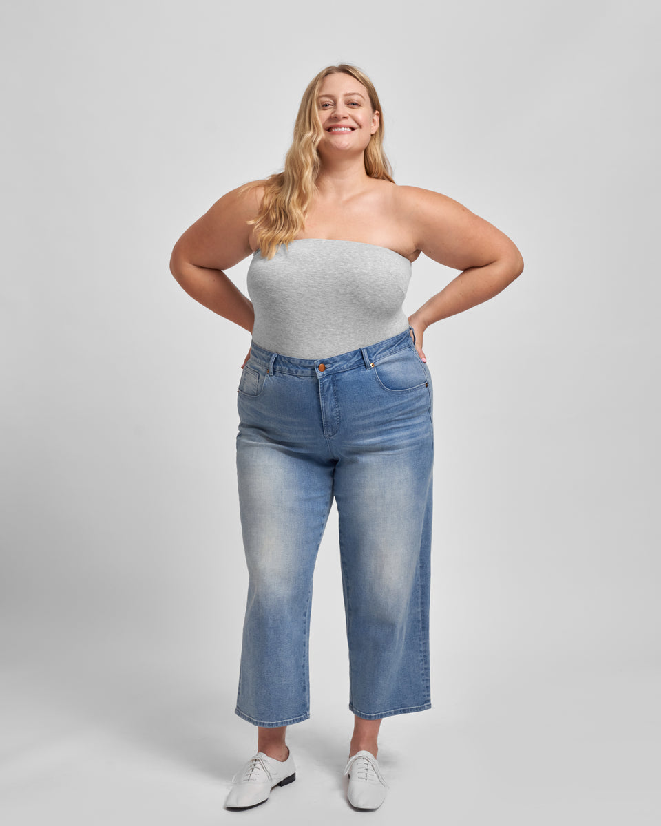 Foundation Bandeau Top - Heather Grey Zoom image 0