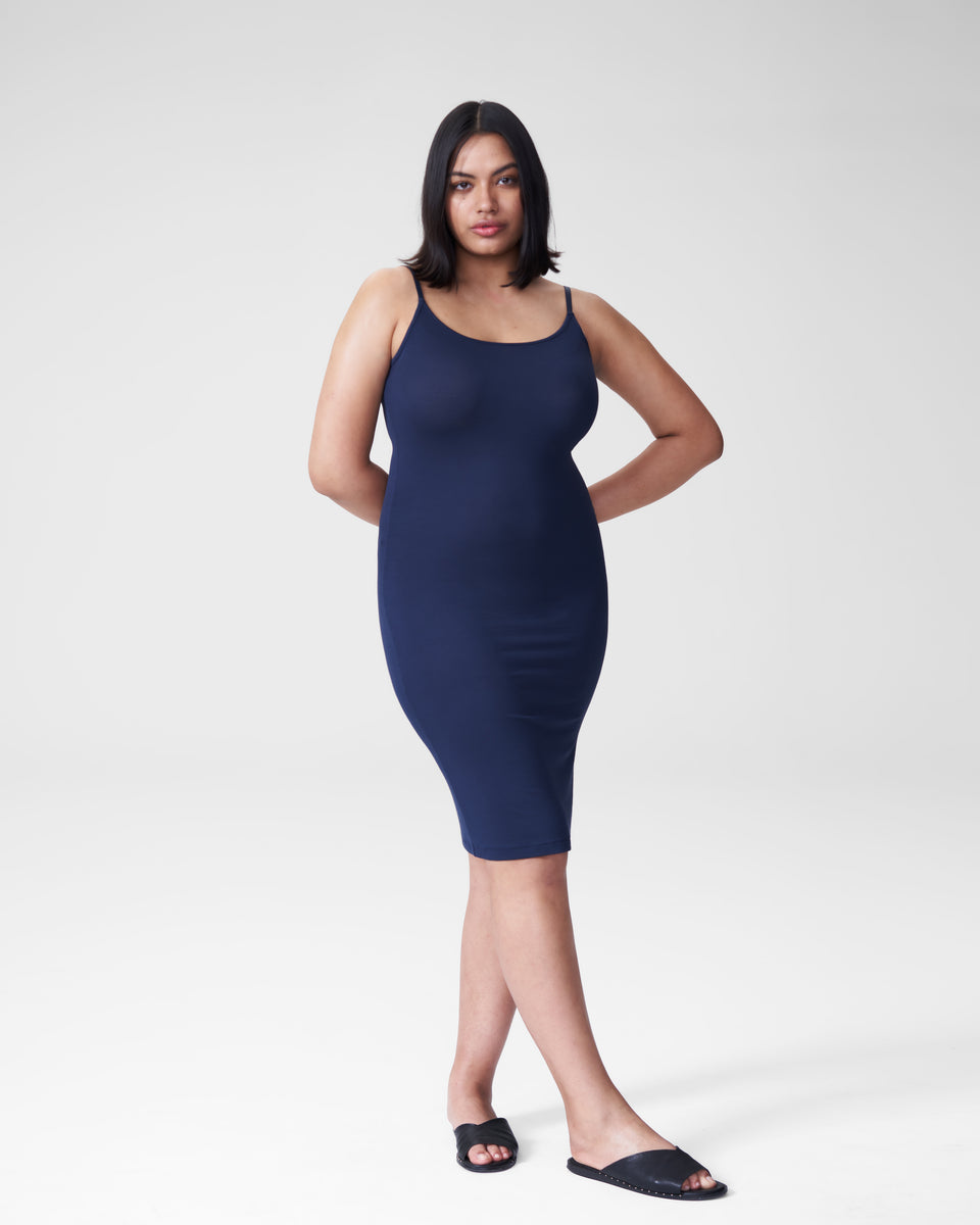 navy cami dress