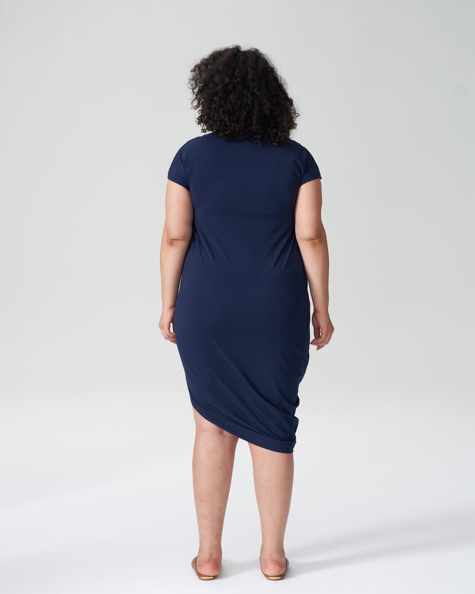 Iconic Geneva Dress Mom - Navy Zoom image 3