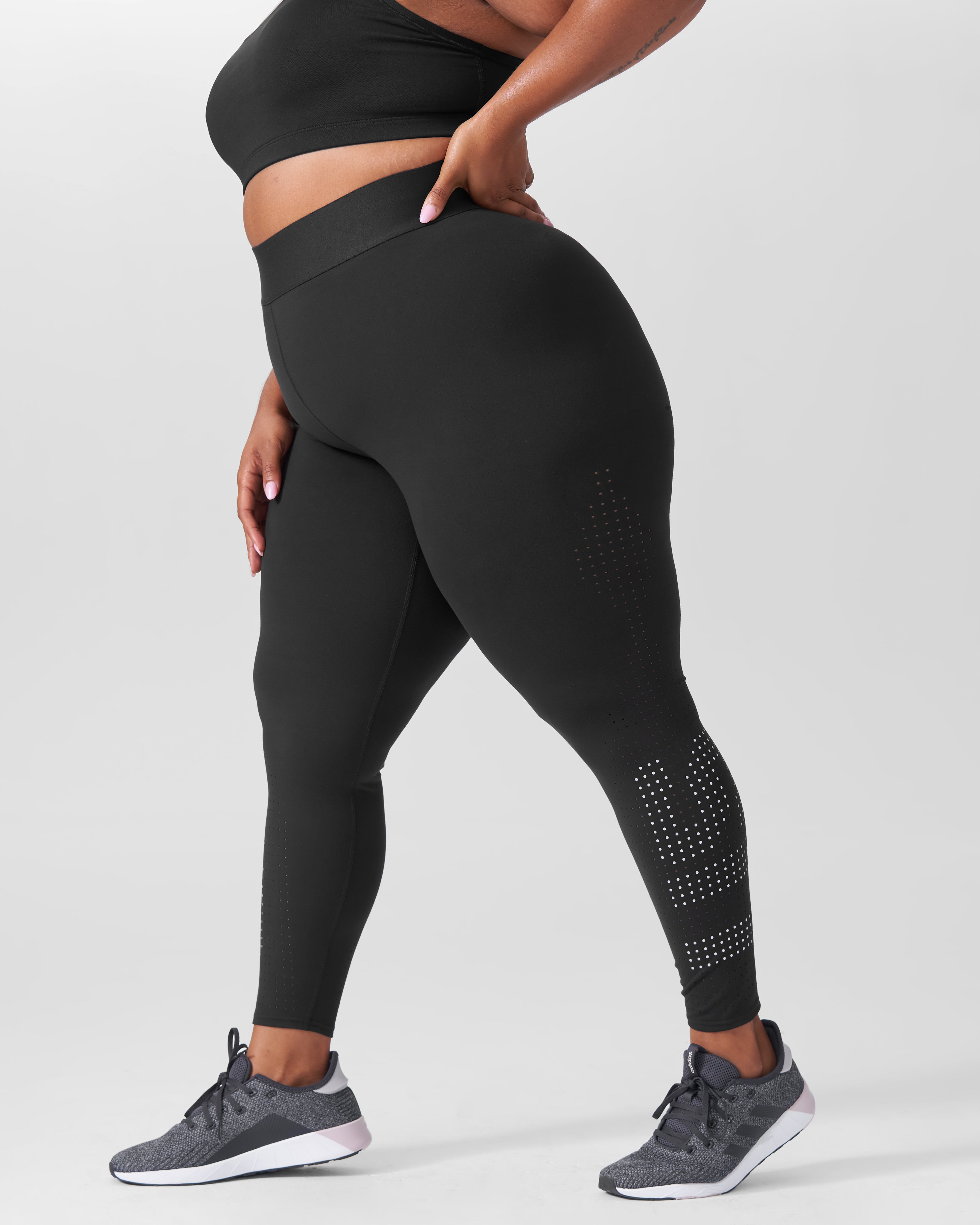 Molly Reflective Laser Cut Legging