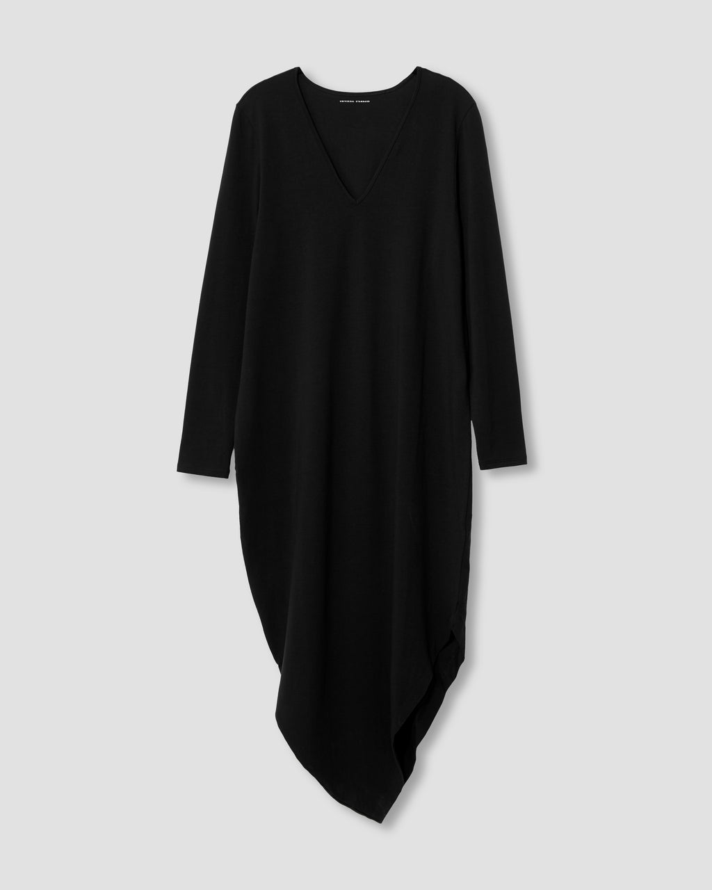 Iconic Long Sleeve V-Neck Geneva Dress - Black - image 1