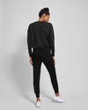 Bridget Luxe Fine Terry Jogger - Black thumbnail 4