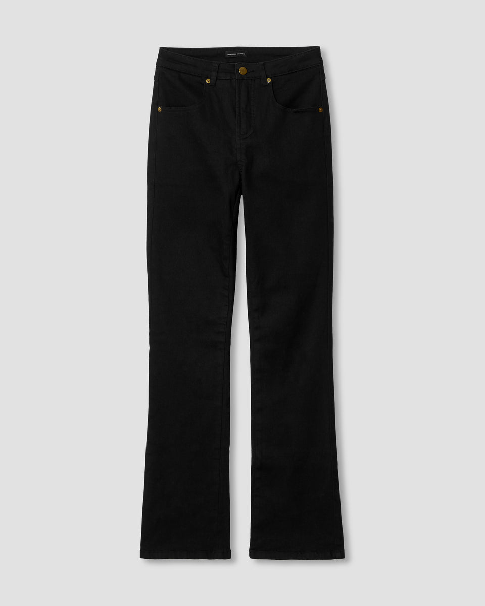 black bootcut jeans