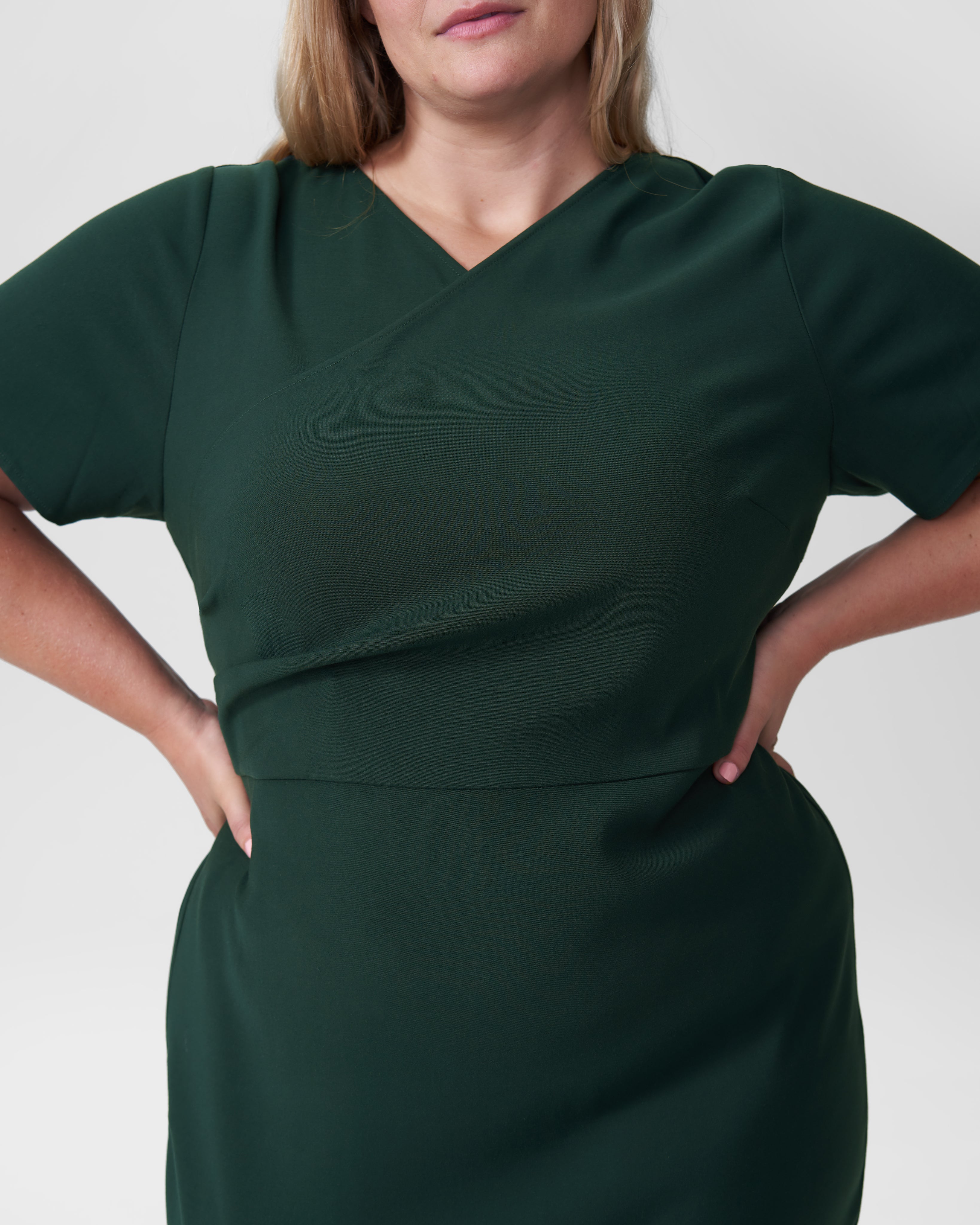 Mary Dress - Forest Green