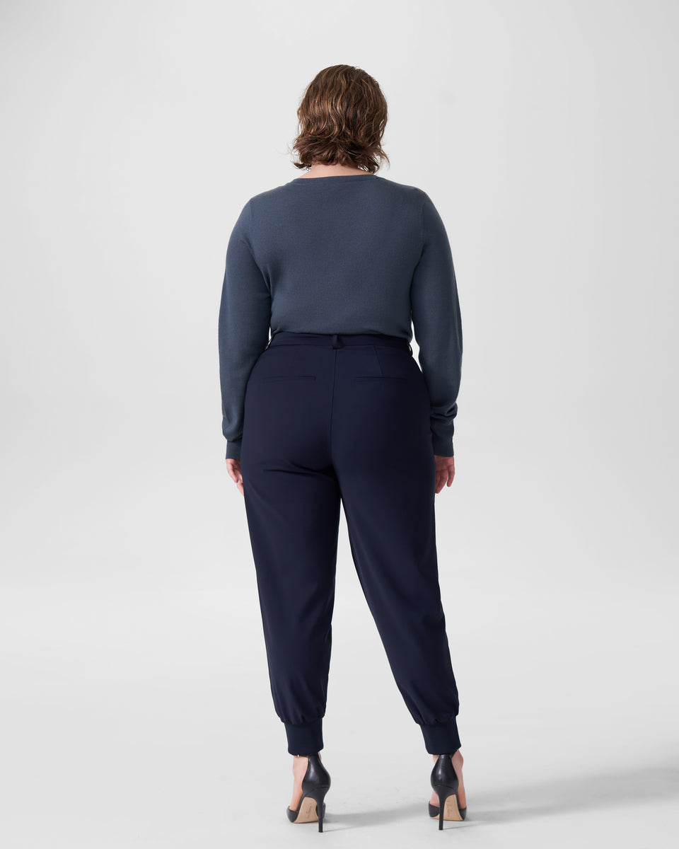 Minton Suiting Jogger - Navy Zoom image 4