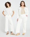 Carol High Rise Jeans - White thumbnail 5