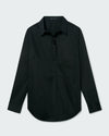 Elbe Popover Stretch Poplin Shirt Petite Fit - Black thumbnail 1