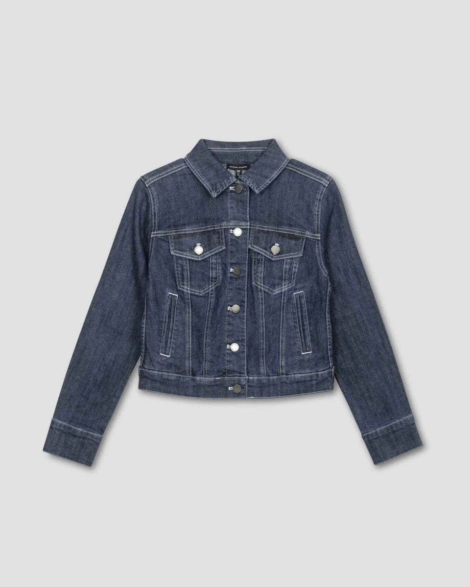 Kelsey Denim Jacket - Dark Indigo Zoom image 1