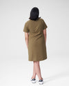 Tesino Washed Jersey Dress - Olive thumbnail 5