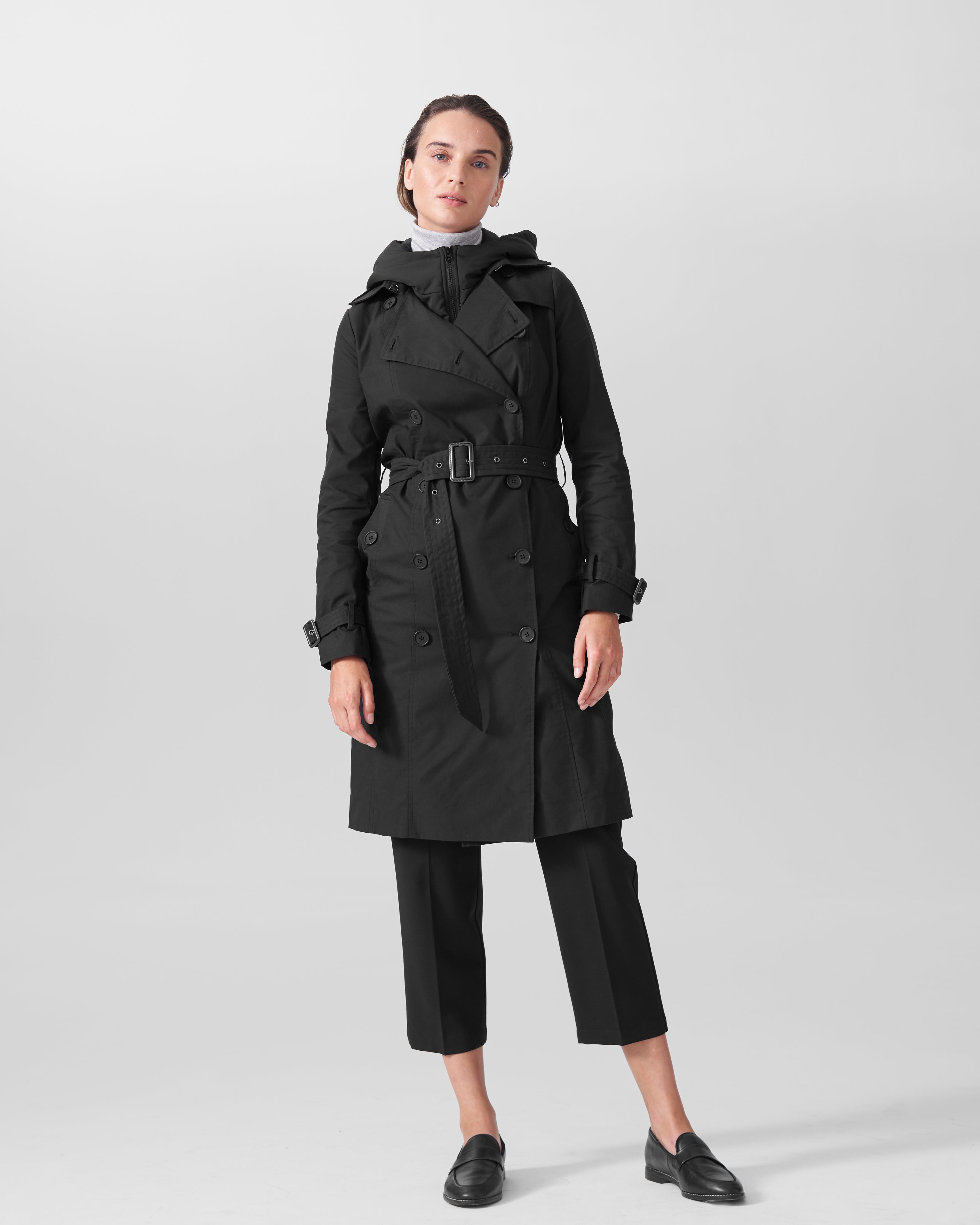 Tirsa Trench Coat - Black