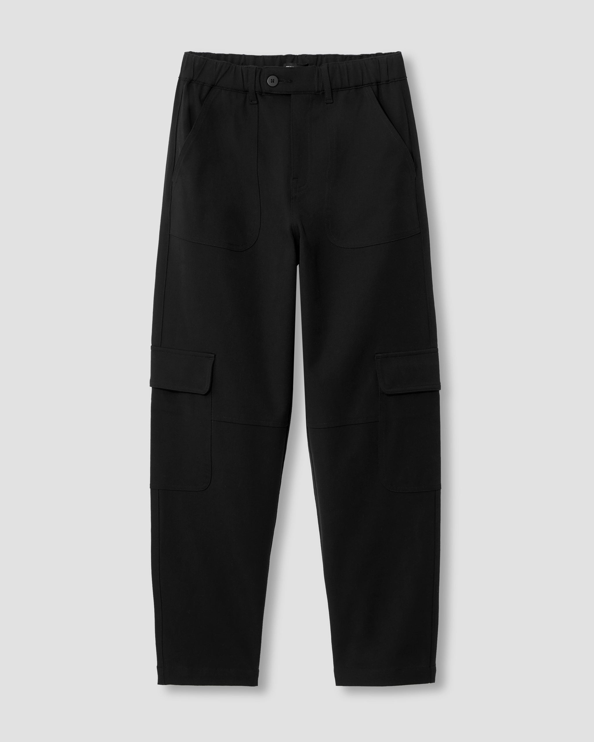 Karlee Stretch Cotton Twill Cargo Pants - Black | Universal Standard