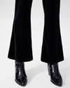 Farrah Velvet Pants - Black thumbnail 4