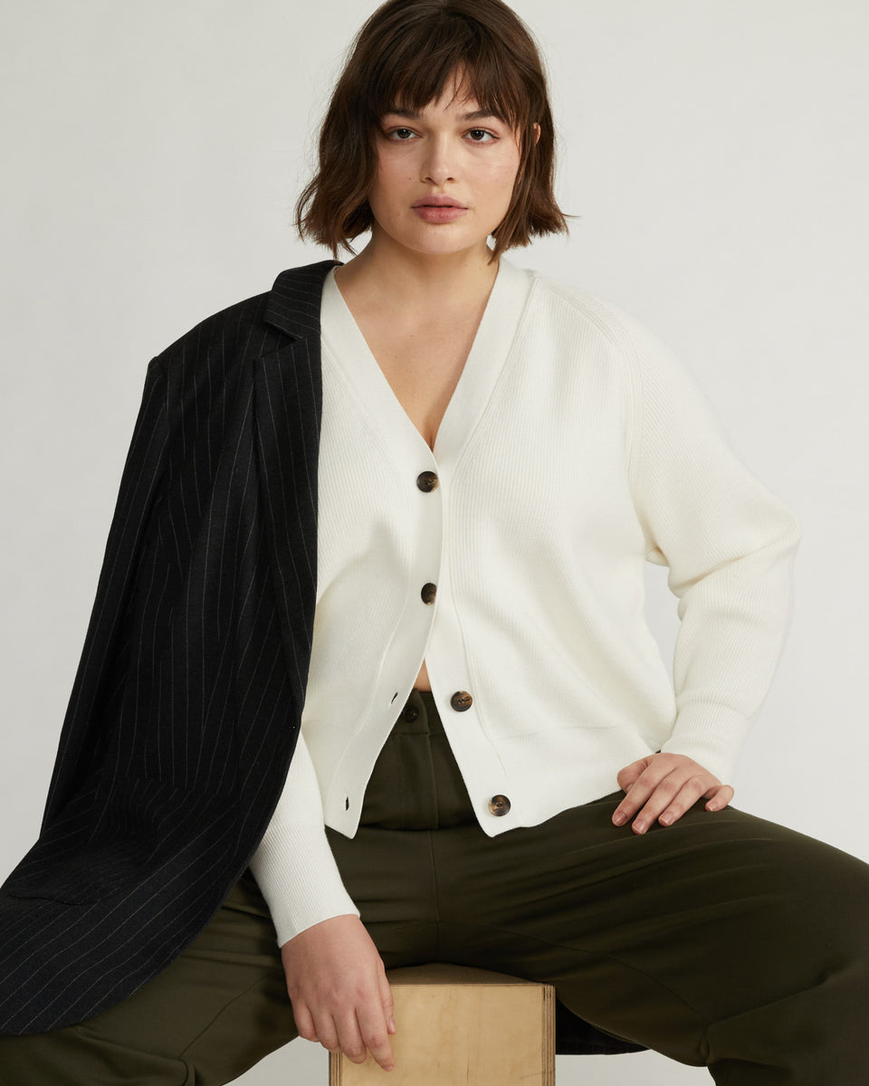 Better-Than-Wool Cardigan - Cream Zoom image 0