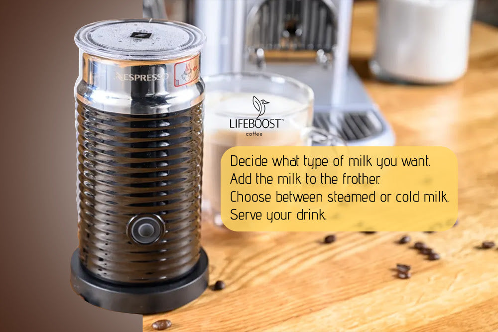Aeroccino for Frothed Milk - Nespresso Pro