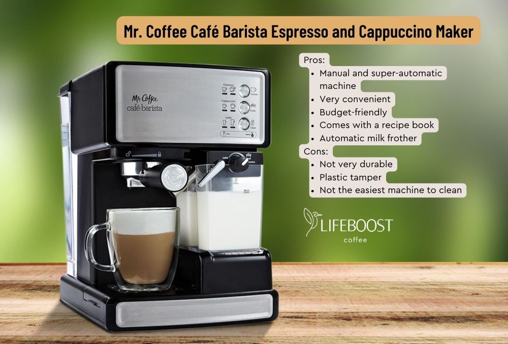 Mr. Coffee Cafe Barista review: An automatic espresso machine that makes  lattes almost robotically - CNET