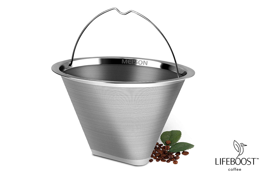 RUOYING #4 Reusable Permanent Cone Coffee Filters