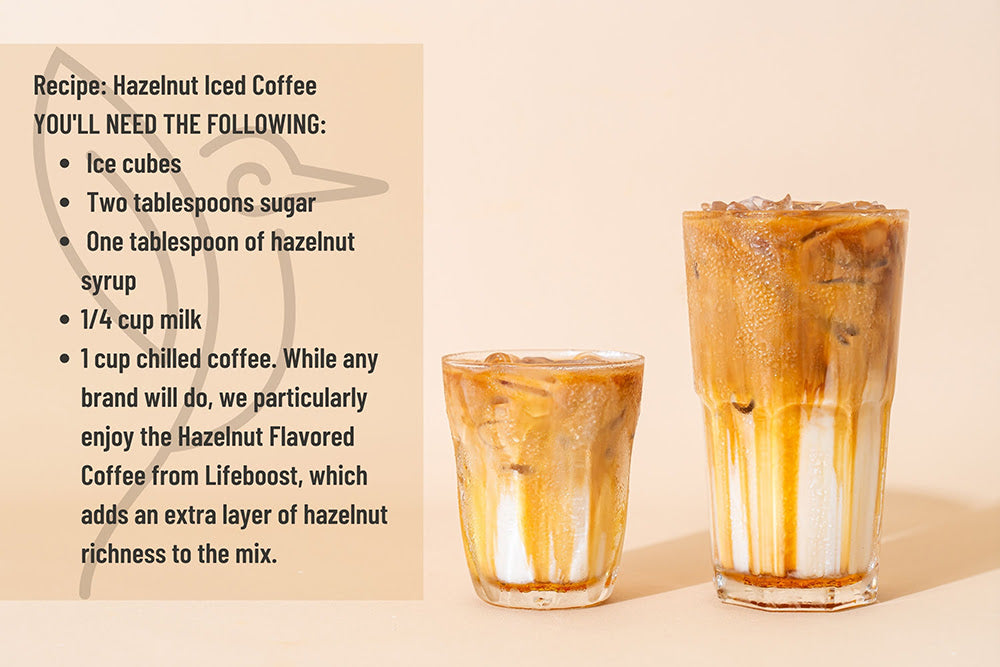 Iced Hazelnut Coffee Coolers Recipe 