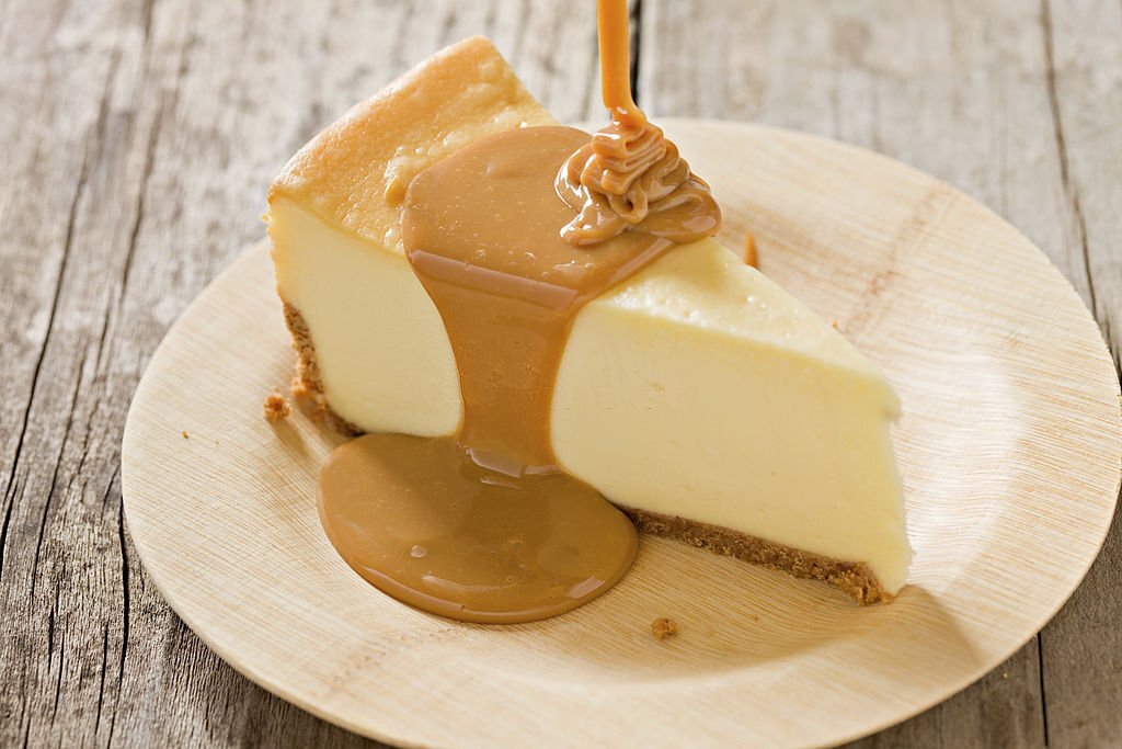 caramel coffee cheesecake