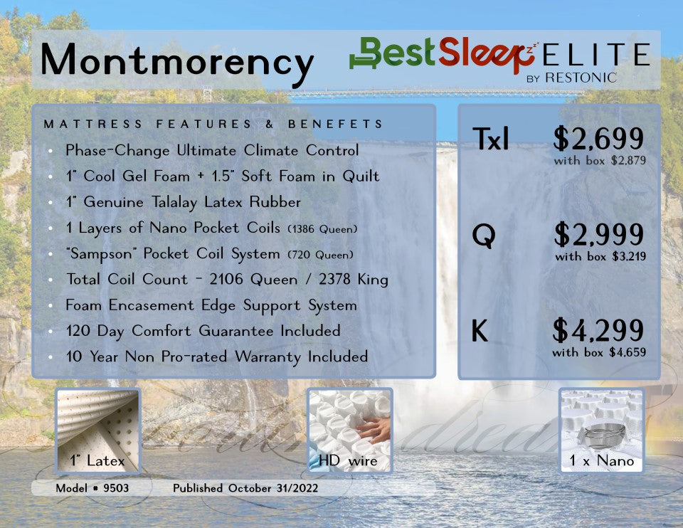 Best Sleep Elite Montmorency