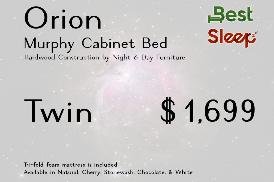 Orion Murphy Cabinet Bed - Twin Size