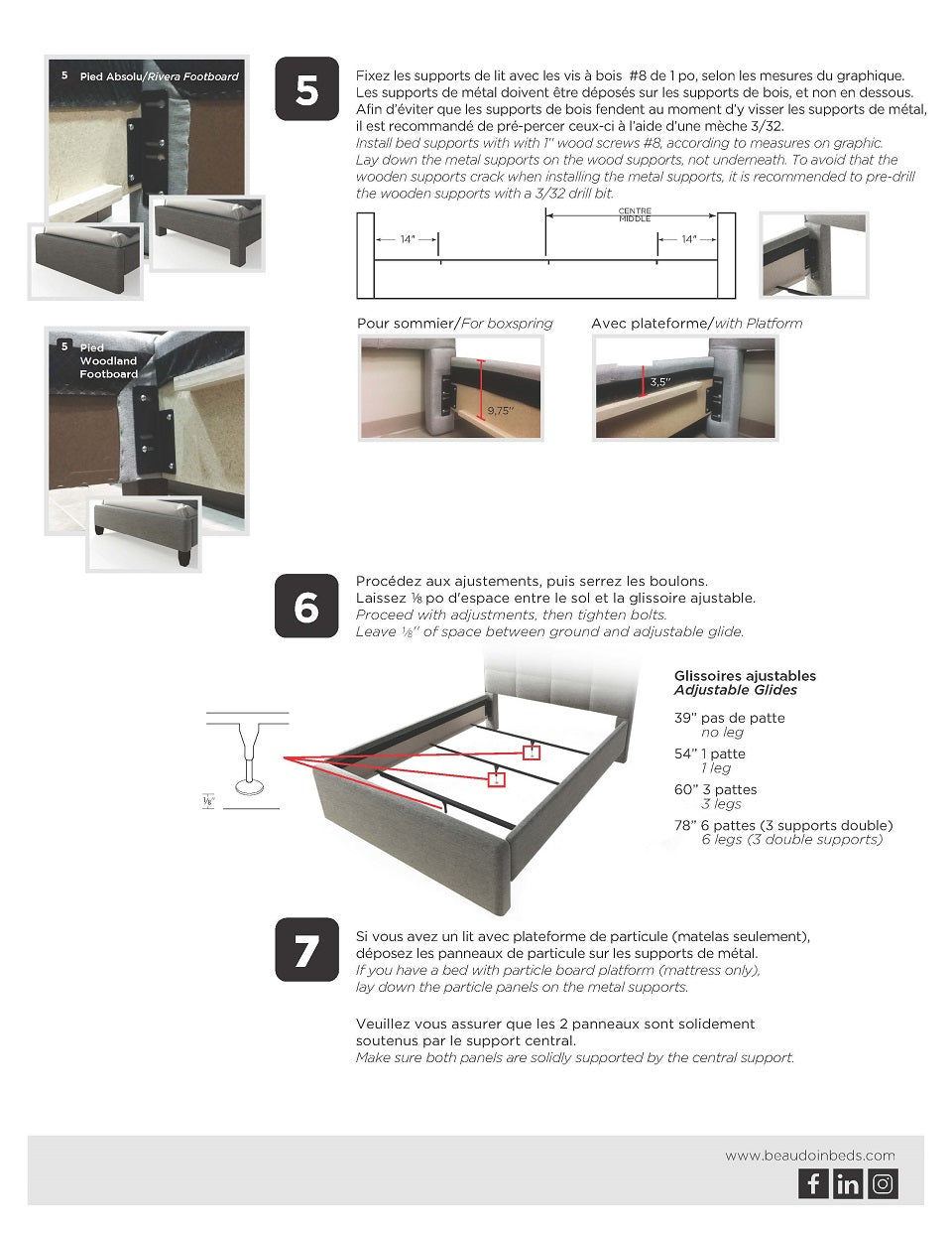 Assembly Instructions - Bed