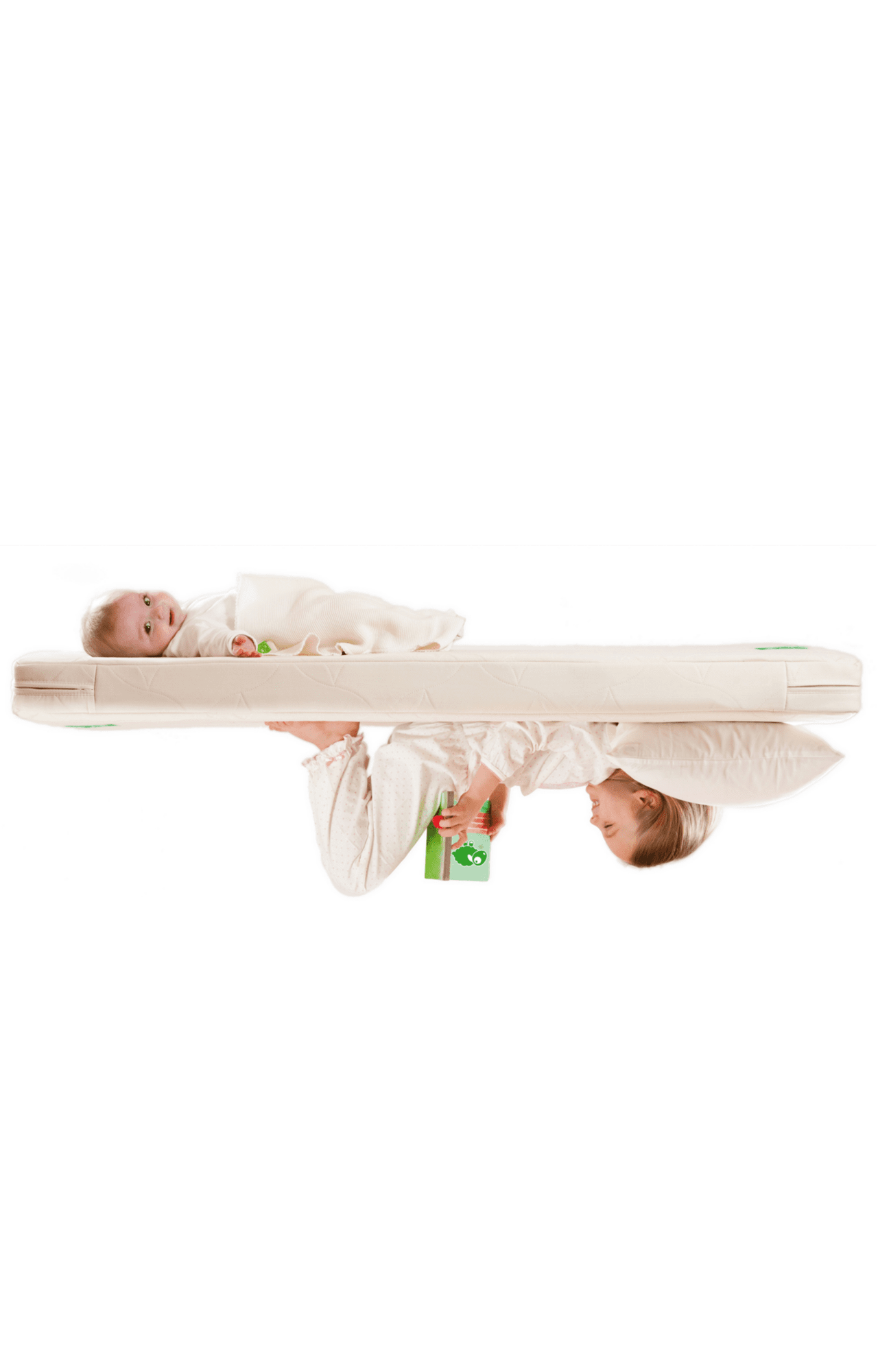 green sheep cot mattress