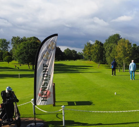 A view down the fairway at Oswestry Golf Club